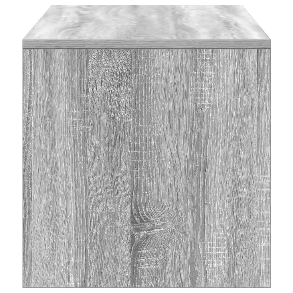 Mobile Porta TV Grigio Sonoma 100x40x40 cm in Legno Multistrato