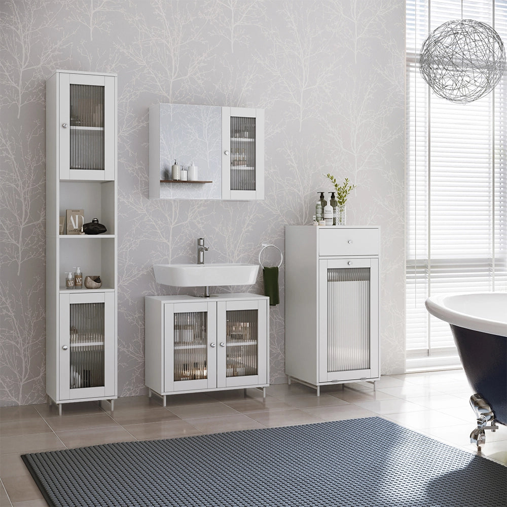 Vicco Mobile da bagno Bianco 30 x 171.5 cm