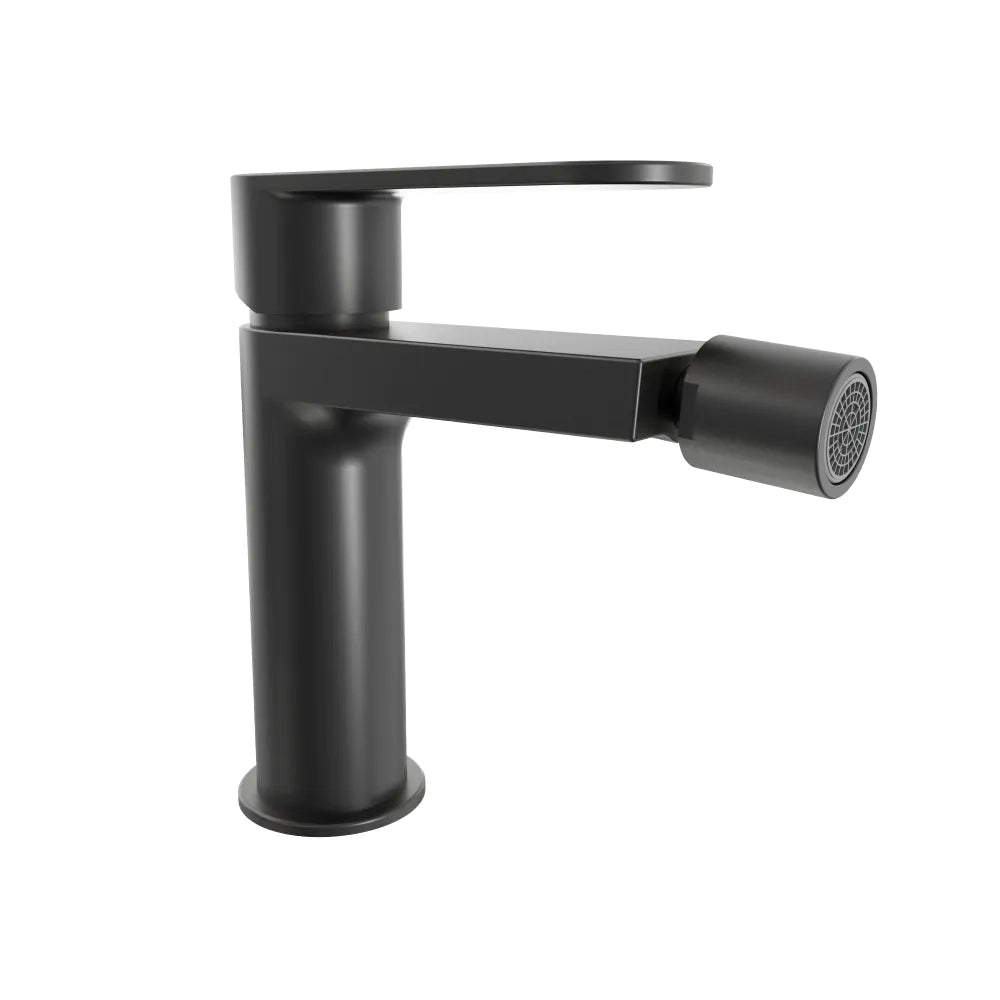 Set miscelatori lavabo alto bidet miscelatore doccia monocomando nero opaco | Margot