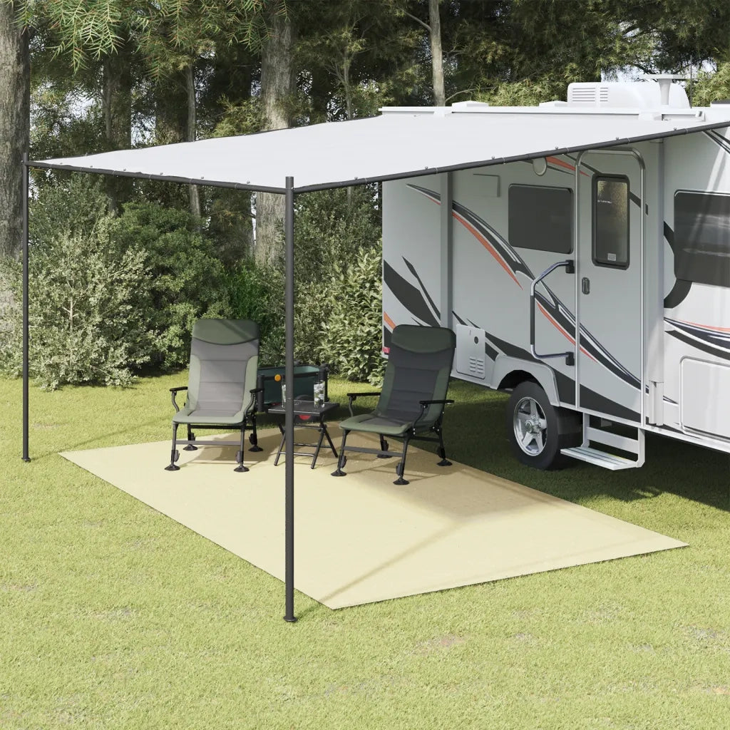 Tappeto da Tenda Crema 4,5x2,5 m