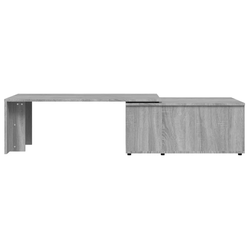 Tavolino da Salotto-Tavolino da soggiorno-Tavolo Grigio Sonoma 150x50x35cm Legno Multistrato
