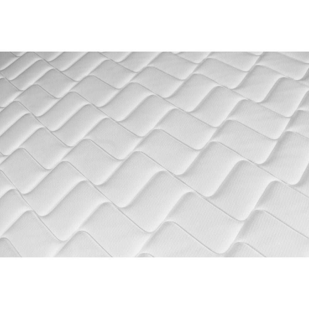 Materasso matrimoniale Palladio con bordo grigio 160x190x25 H cm. in schiuma poliuretanica e memory  non sfoderabile