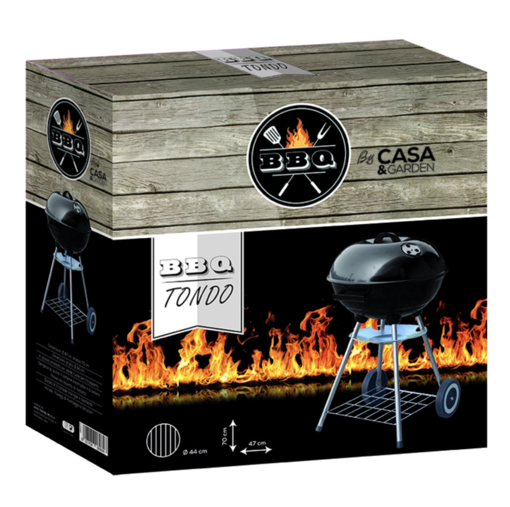 Barbecue tondo con coperchio