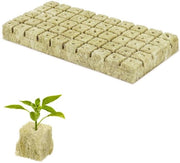 Blocco di coltivazione idroponica 50 pezzi - Cubi in pietra - Rockwool - Coltivazione di piante a stelo - Crescita ottimale delle radici - 2,5 x 2,5 x 2,5 cm - Blocco di coltivazione