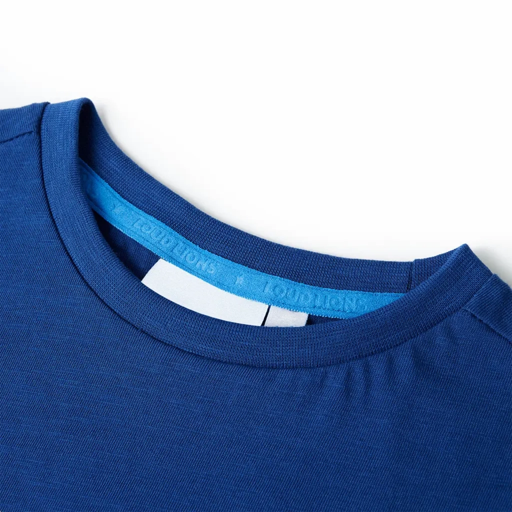 Maglietta per Bambini Blu Scuro 128cod mxl 109304