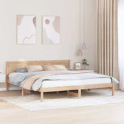 Struttura del letto Marrone 180 x 200 cm Legno massello di pino