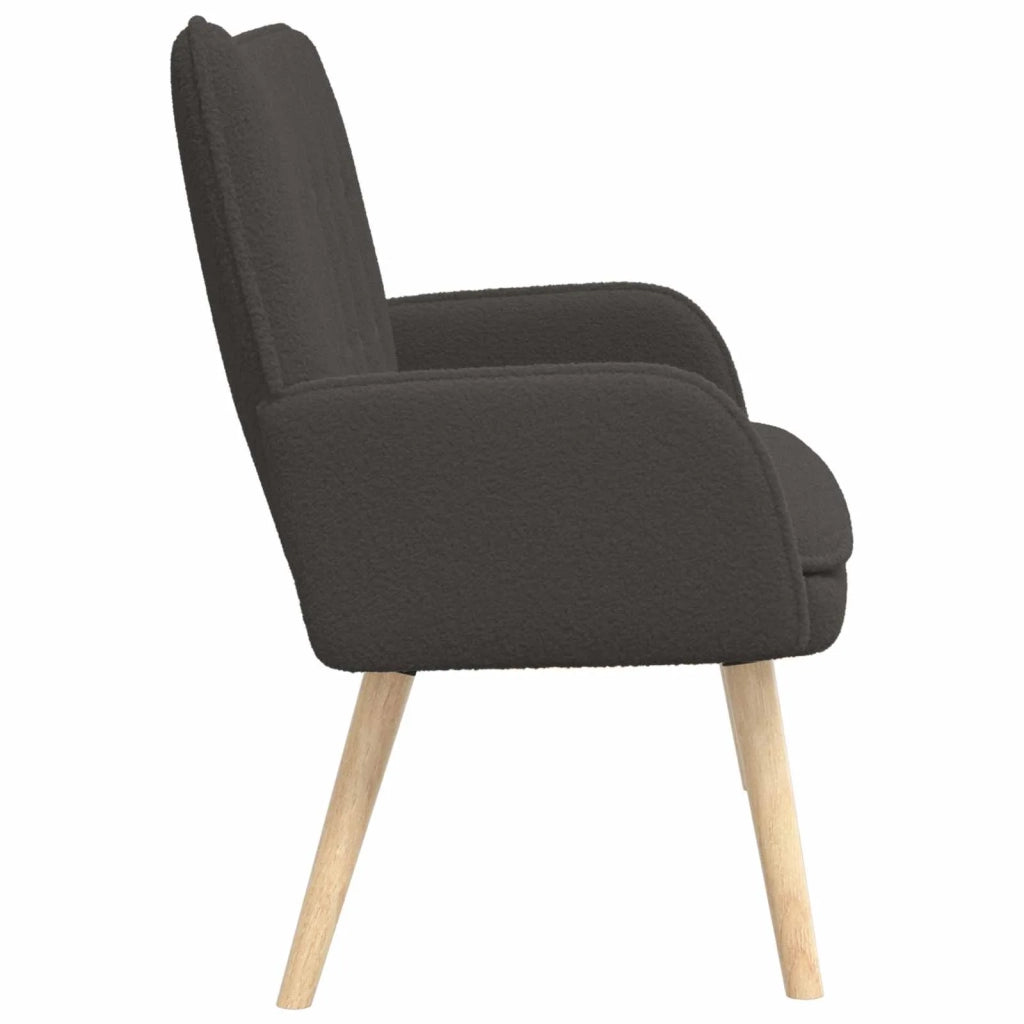 Divano a 2 Posti Grigio Scuro 115 x 61 x 87 cm Bouclé 42028926