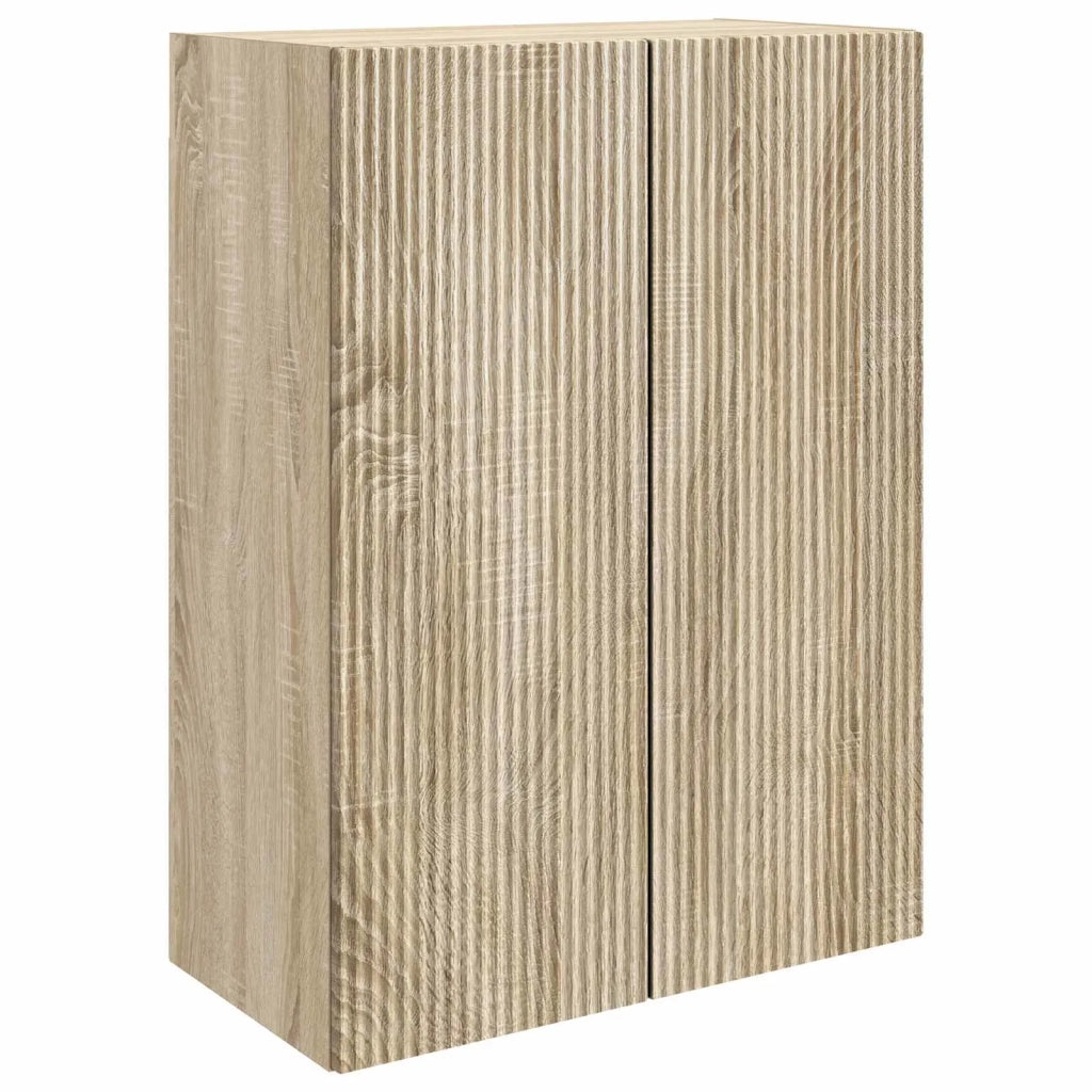 Mobiletto a muro Rovere Sonoma 66 x 34,5 x 90 cm 898397