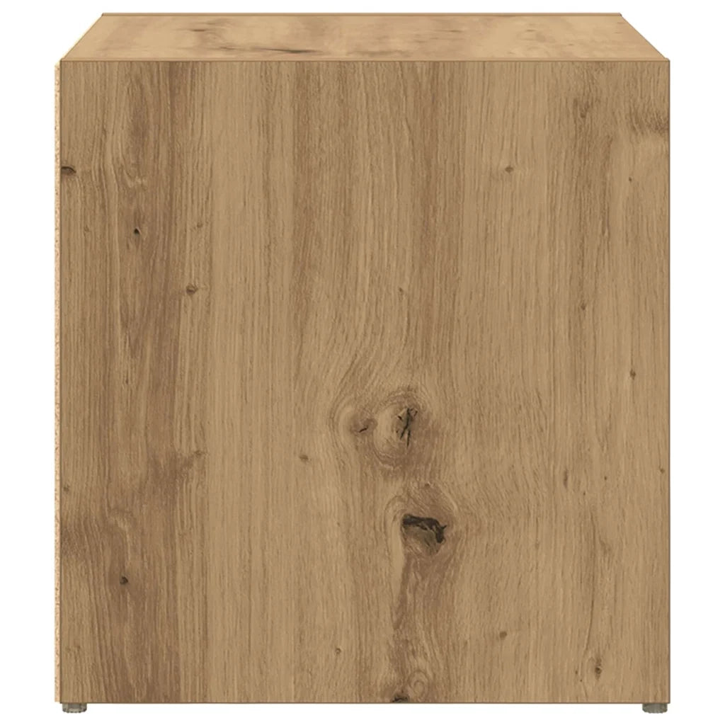 vidaXL Mobile TV 4 pcs Marrone 37 x 35 x 37 cm Legno multistrato