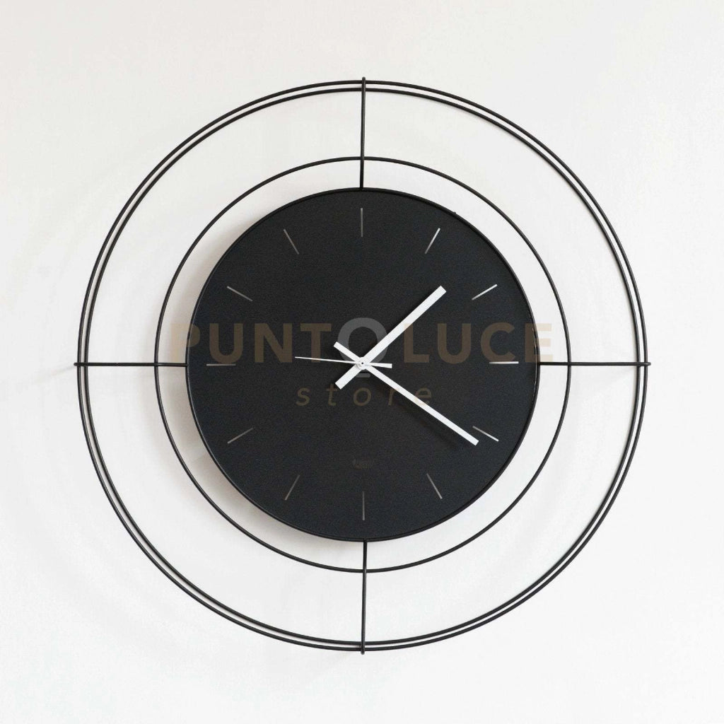 Orologio da parete contemporaneo Nudo piccolo Nero