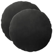 Cuscino con cuscino HEERLEN 2 pz Nero Velluto 929671