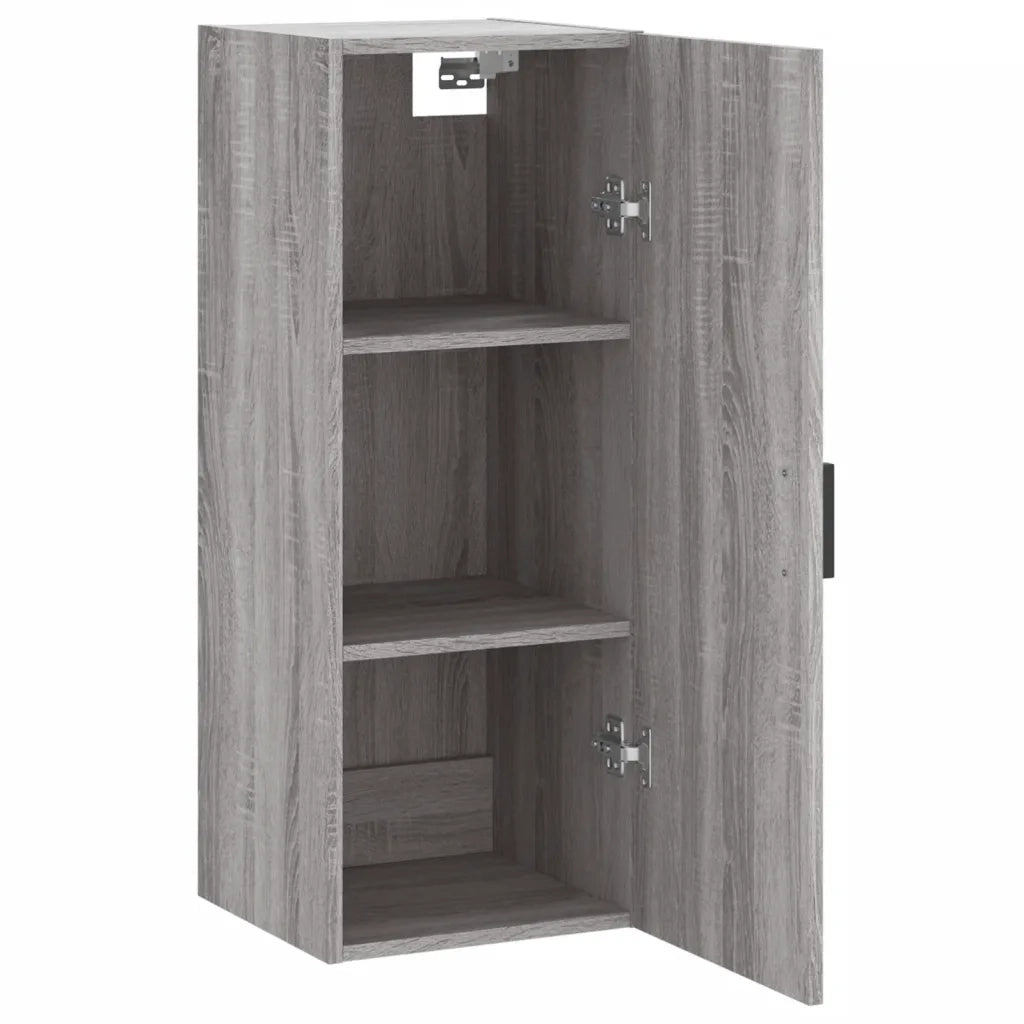 Mobile a Parete Grigio Sonoma 34,5x34x90 cm 828858