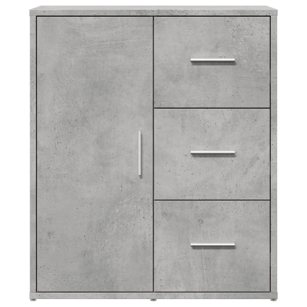 Buffet credenza cassettiera armadio mobile contenitore organizer per cucina soggiorno salotto 60 x 31 x 70 cm legno ingegnerizzato grigio 02_0031963