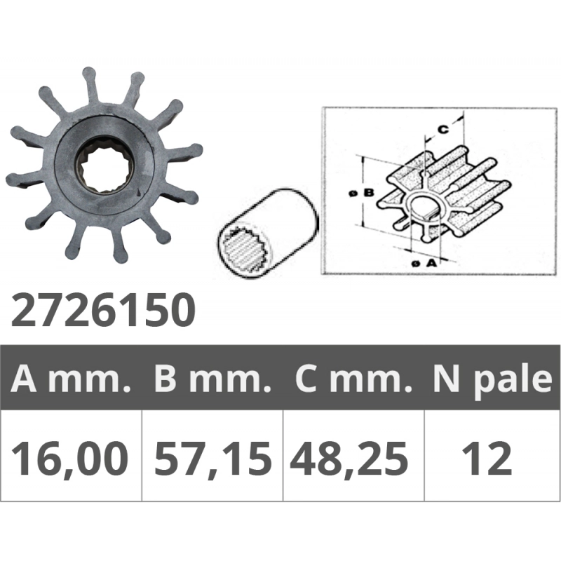 GIRANTE POMPE JABSCO 13554-6001