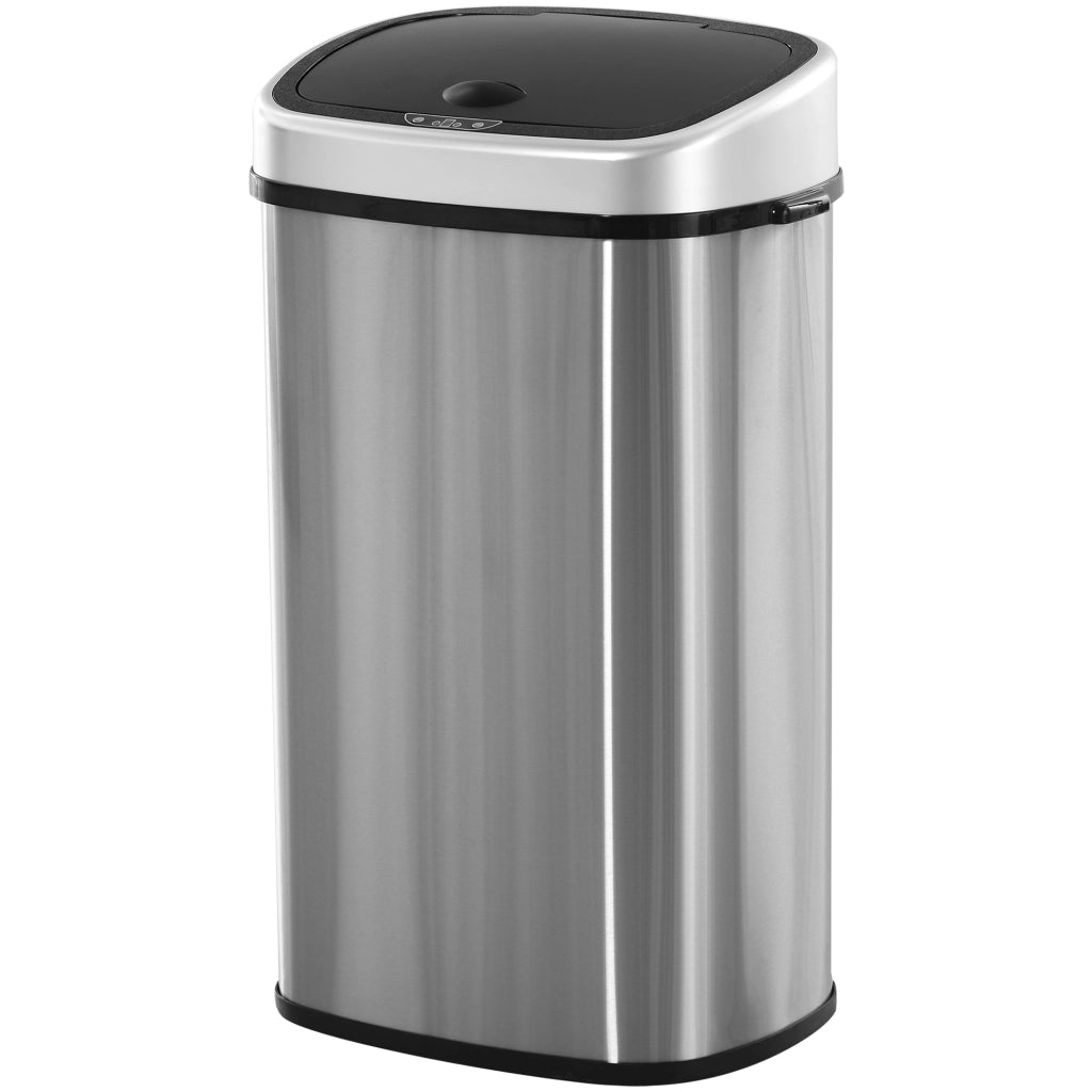 Pattumiera con sensore automatico 58L ¨C Xylo ¨C acciaio inox, impermeabile, argento