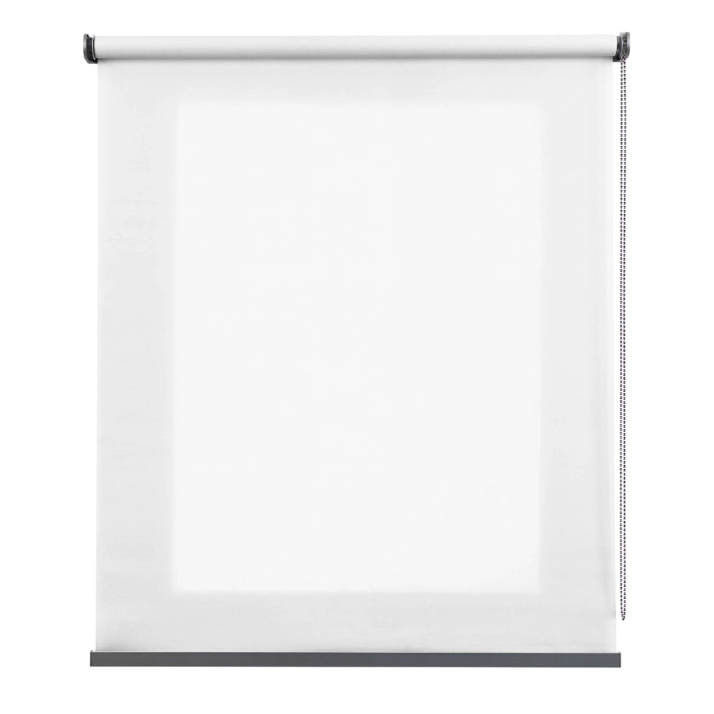 Tenda a Rullo traslucido Premium Finiture in Alluminio Bianco 45 x 180 cm