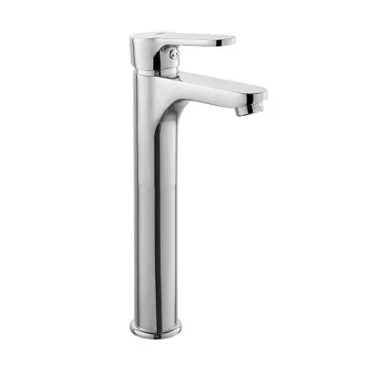Set rubinetti lavabo alto e bidet cromati Paco piletta inclusa