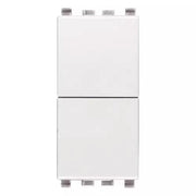 VIMAR EIKON - DUE PULSANTI INDIPEND. NO+NO 10A BIANCO