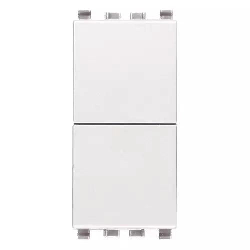 VIMAR EIKON - DUE PULSANTI INDIPEND. NO+NO 10A BIANCO