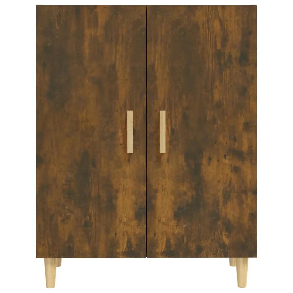 Credenza | Madia | Buffet da pranzo | Armadio da pranzo Rovere Fumo 70x34x90 cm in Legno Multistrato