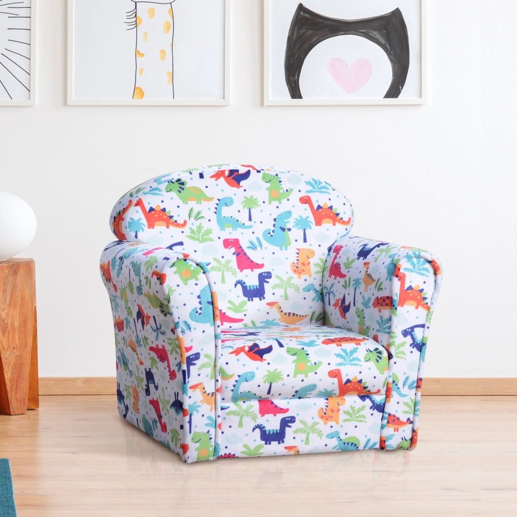 Poltrona per Bambini Dinosauri ¨C Zephmum ¨C Multicolore 50x39x44 cm