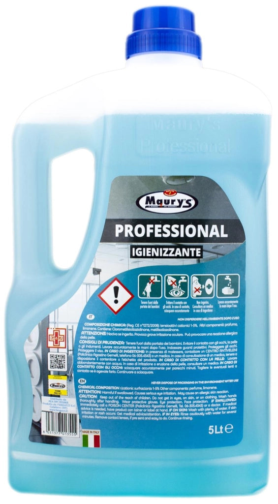 15LT MAURY'S PROFESSIONAL FORM IGIENIZZANTE UNIVERSALE IN CONF. DA 3X5 LT