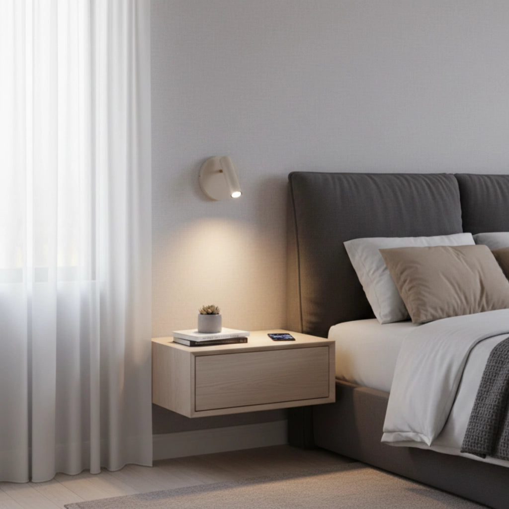 Applique tubo lettura beige oro Axion GU10 Luminex