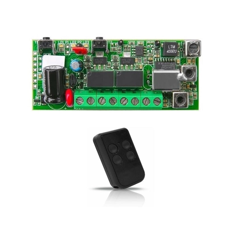 RICEVITORE QUARZATO BICANALE RX2-Q8 + 1 TELECOMANDO TX-Q COMPATIBILE QUARZATO