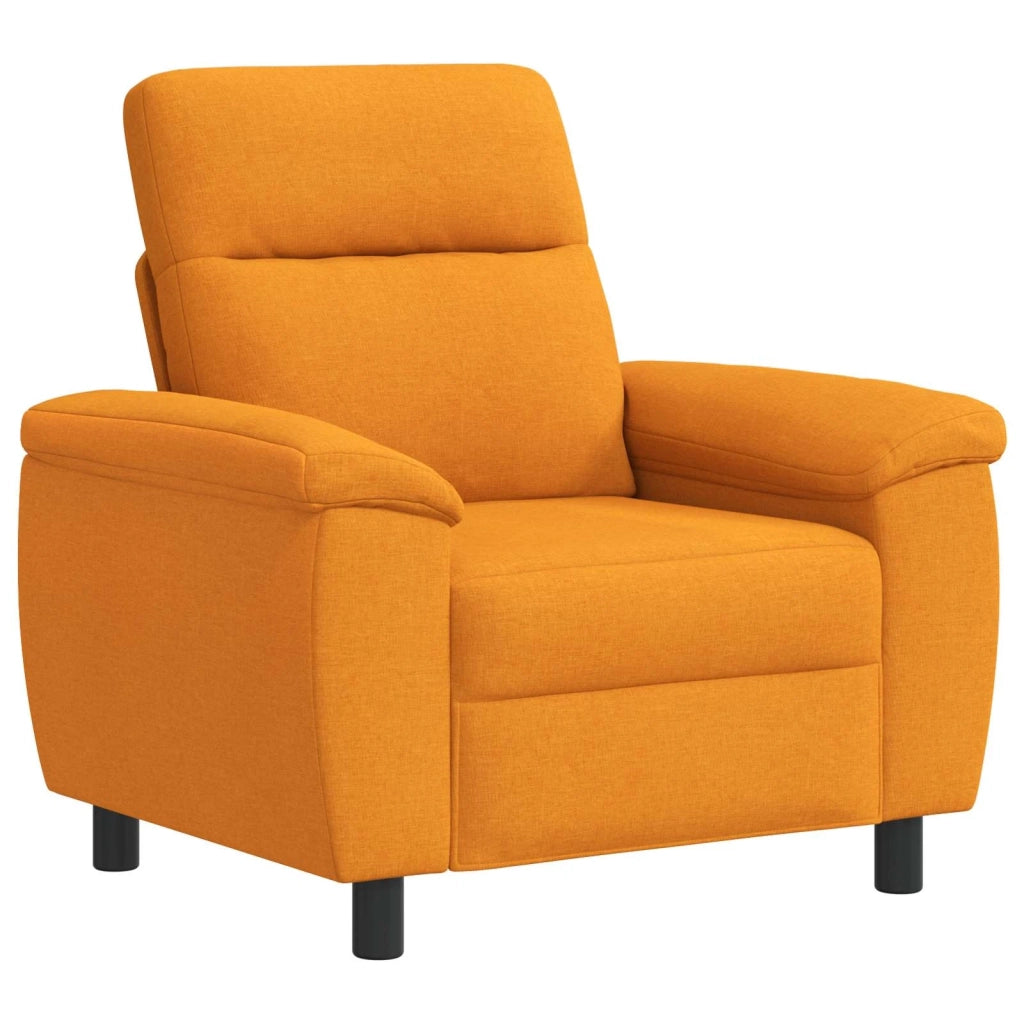Set di divani 2 pcs Giallo Scuro Tessuto 3430583