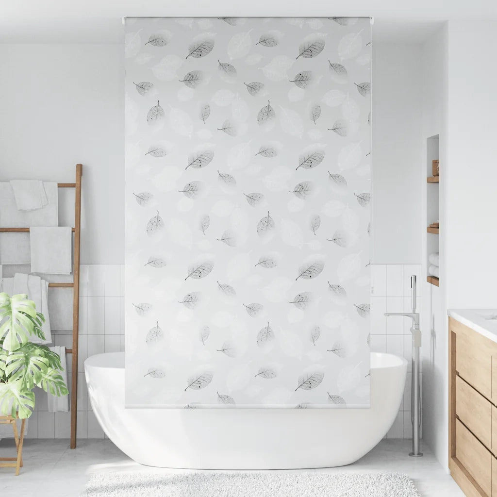 vidaXL Tenda a Rullo Doccia 140x240 cm Larghezza Tessuto 136 cm