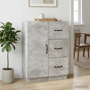 Credenza Grigio Cemento 66 x 34,5 x 87 cm Legno ingegnerizzato 895318