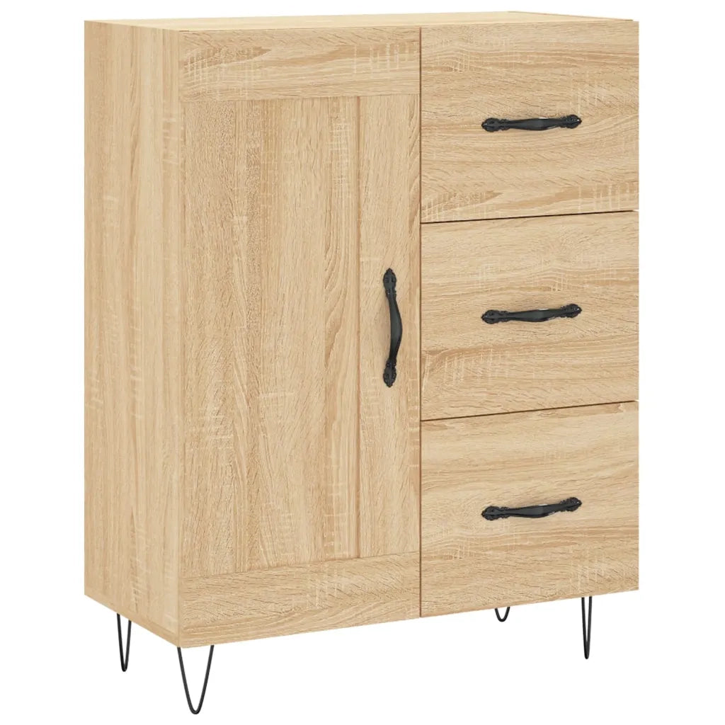 Credenza Rovere Sonoma 69,5x34x180 cm in Legno Multistrato 3198692