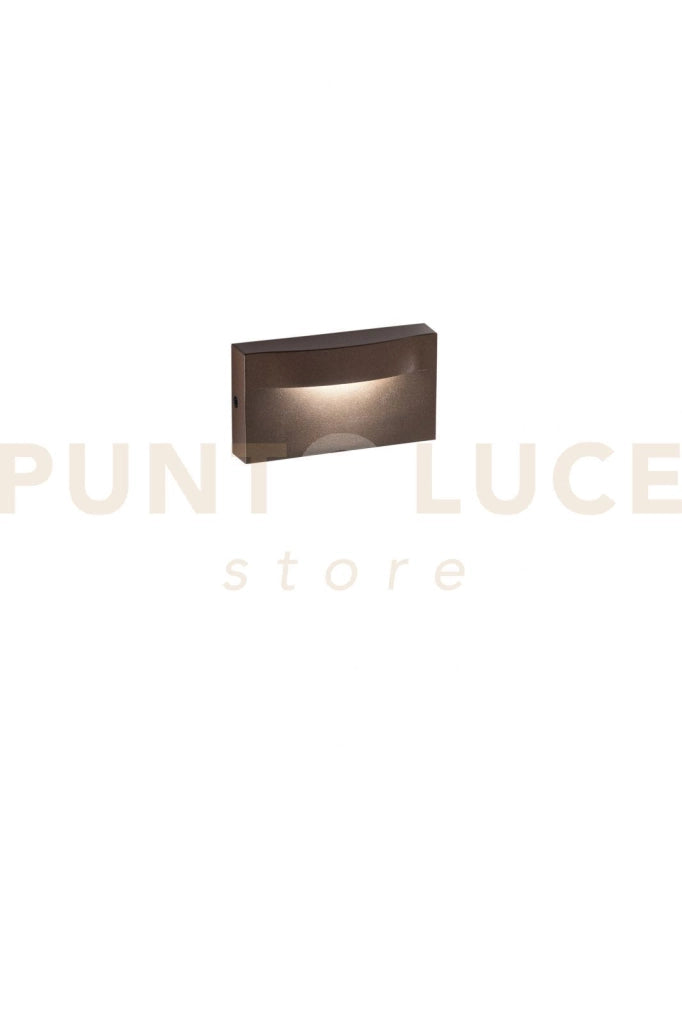 APPLIQUE LED MOBULA BRONZO IN ALLUMINIO 8W 1100LM 3000K IP65 420X180X165MM
