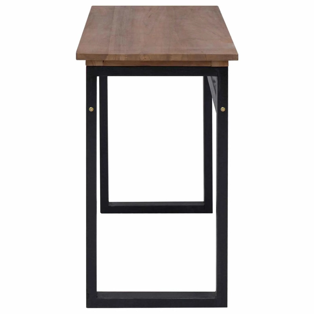 Scrivania Naturale Legno di teak solido 100 x 45 x 75cm 42026899