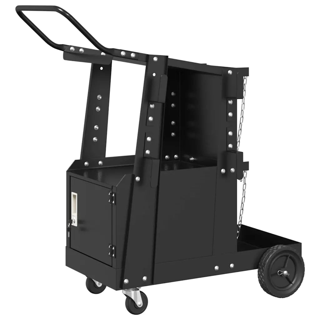 Carrello per saldatura Nero 91 x 47 x 96 cm Acciaio 42010371