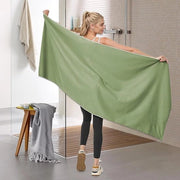Asciugamano per campeggio – Tela microfibra veloce asciugatura con nodo magnetico, degenere sportivo multifunzionale, materiale colore resistente – per attività all'aperto, 76x152 cm