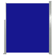Tenda da sole laterale retrattile/schermo privacy per patio giardino terrazza balcone 160 x 500 cm blu 02_0007093