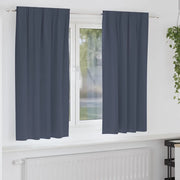 Tende Blackout con Anelli 2 pcs Antracite 175 x 140 cm 4107449