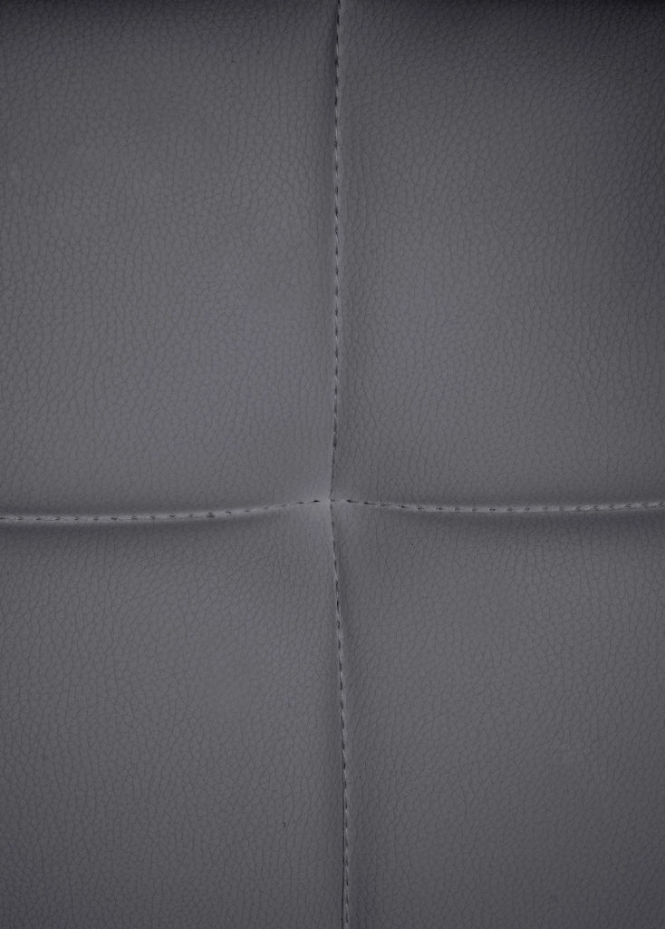 Sedia Visitatore Canada B in Similpelle grigio