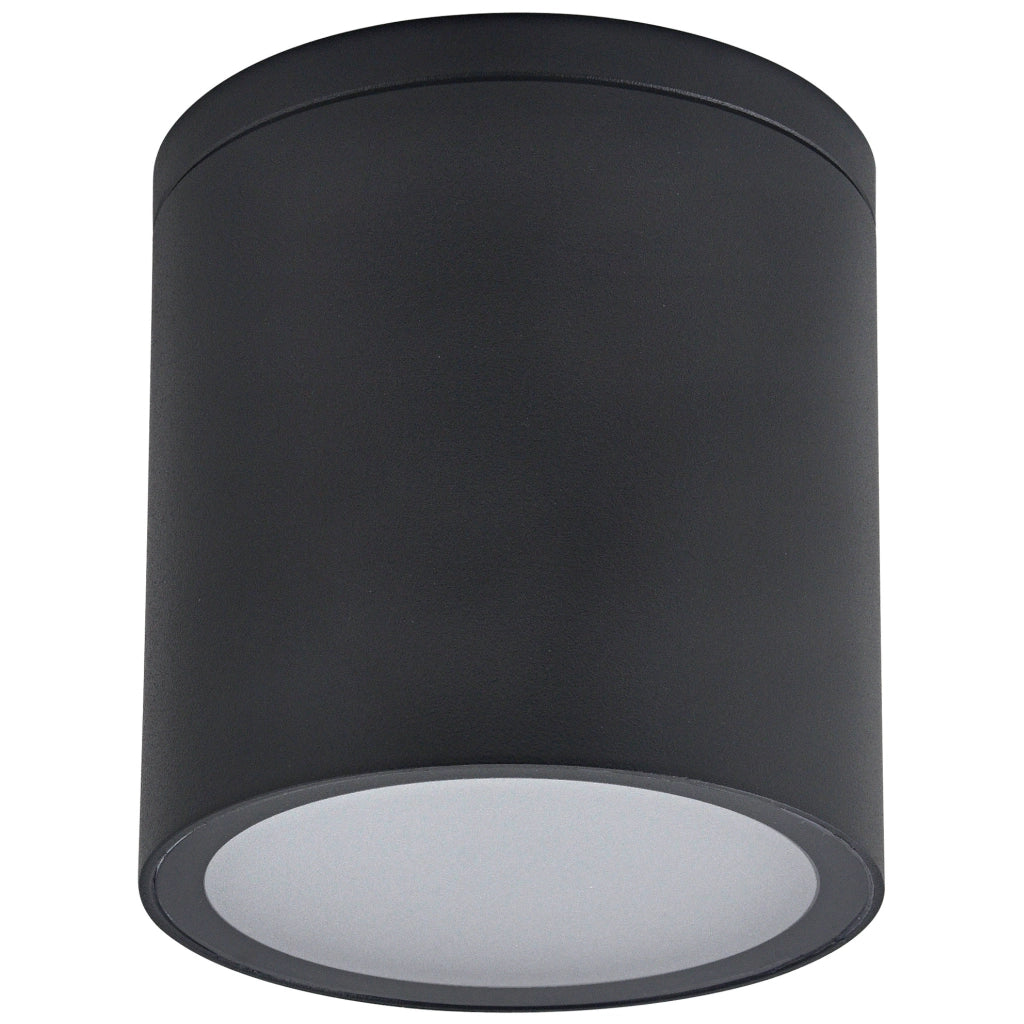 Faretto soffitto esterno IP54 GU10 nero Polux Ohio