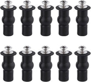BCENG 10 pezzi di fissaggio per toilette Fissaggio toilette universale Kit di ricambio per fissaggio toilette Fissaggio toilette a gomma Set di ricambio per fissaggio toilette Adatto per fori nascosti nel coperchio del water