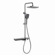 Trade Shop - Set Colonna Doccia Saliscendi Con Miscelatore Rubinetto Soffione Doccetta 87348 -