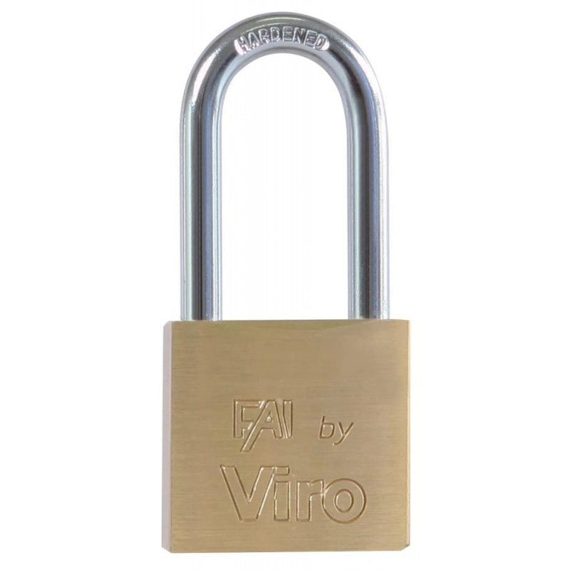 LUCCHETTO AD ARCO LUNGO 'FAI' 25x27 mm - VIRO