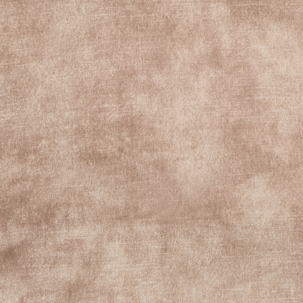 Poltrona girevole in velluto con sedile imbottito beige stile vintage