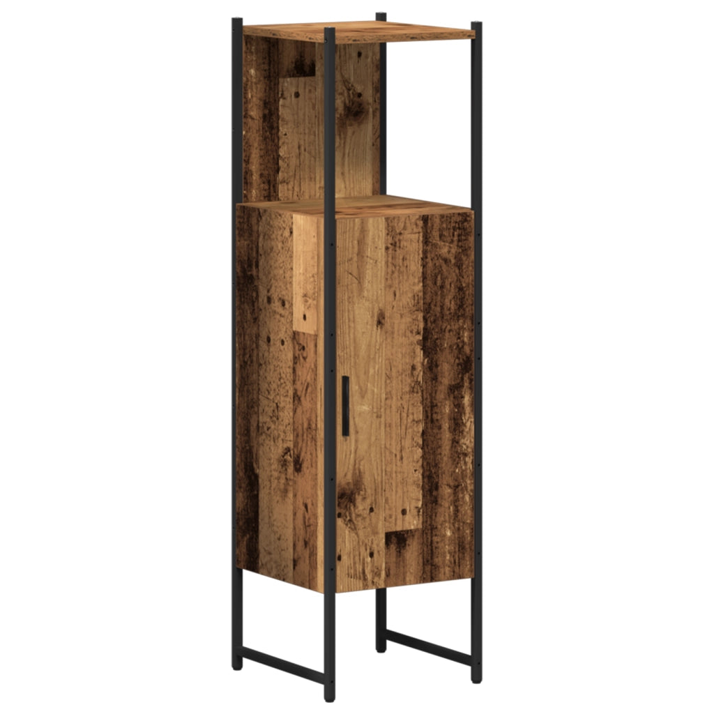Set di Mobili per Bagno a 3 Pezzi in Legno Vecchio Ingegnerizzato