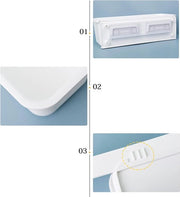 2 cassetti estensibili, cassettiera estensibile, organizzatore di cassetti, sotto lavandino, organizzatore di cassetti, cassetto della cucina, cassetto, carrello, plastica (bianca)