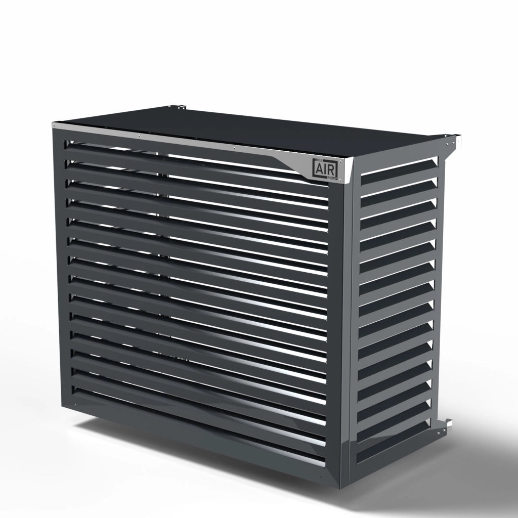 Copri Condizionatore 135x112x74 cm in Alluminio a Parete Big Blade XXL Antracite