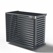Copri Condizionatore 135x112x74 cm in Alluminio a Parete Big Blade XXL Antracite