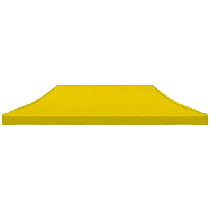 Tetto per Tendone per Feste 6x3 m Giallo 270 g/m² 315335