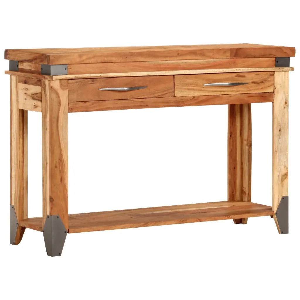 Tavolo Consolle | Tavolo d'Ingresso 110x34x74 cm in Legno Massello di Acacia